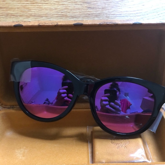 MCM 57 mm square sunglasses in tortoise main image 8